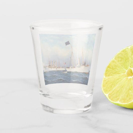 US Cruiser Brooklyn 1897 Schnapsglas (Rückseite)