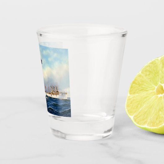 US Cruiser Brooklyn 1897 Schnapsglas (Rechts)