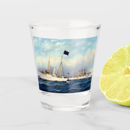 US Cruiser Brooklyn 1897 Schnapsglas (Vorderseite)