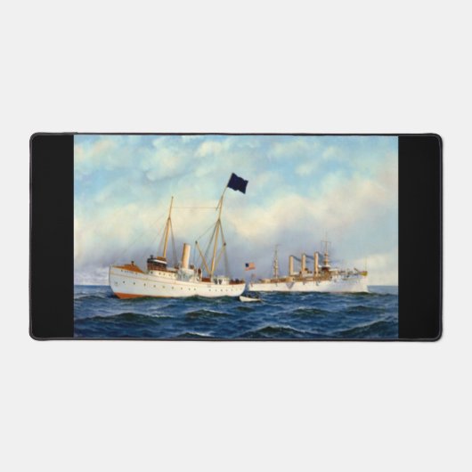 US Cruiser Brooklyn 1897 Schreibtischunterlage (Vorderseite)