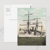 US Cruiser Newark Postkarte (Vorne/Hinten)