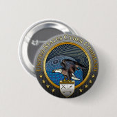 US-Cyberkommando Button (Vorne & Hinten)