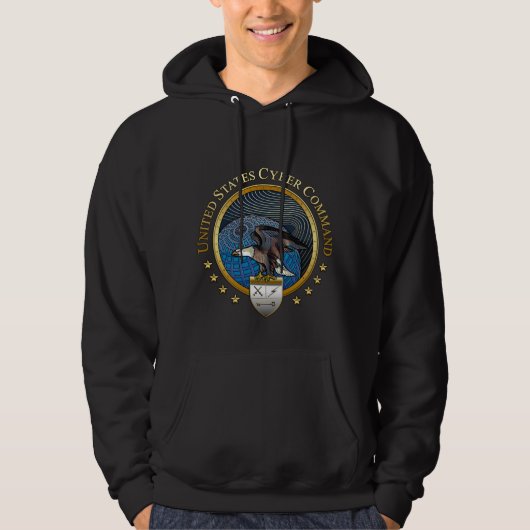 US-Cyberkommando Hoodie (Vorderseite)
