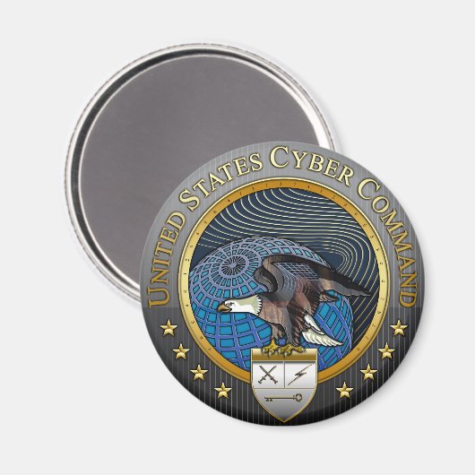US-Cyberkommando Magnet (Vorderseite/Rückseite)