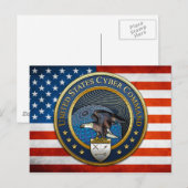 US-Cyberkommando Postkarte (Vorne/Hinten)