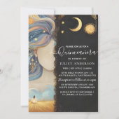 Us Dark Fun Star Prom Starry Night Sky Quinceanera Einladung (Vorderseite)