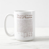US Declaration of Independence Kaffeetasse (Links)