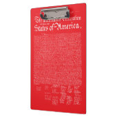 US Declaration of Independence Klemmbrett (Links)