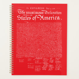 US Declaration of Independence Planer