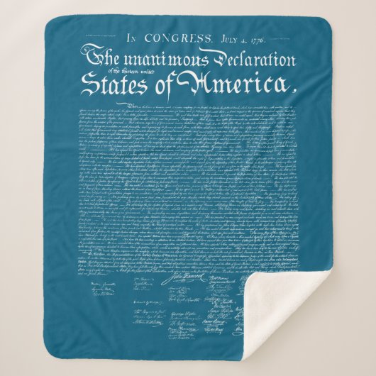US Declaration of Independence Sherpadecke (Vorderseite)