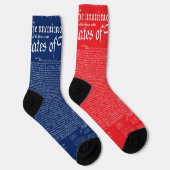 US Declaration of Independence Socken (Rechts)