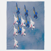 US DEMO TEAMS SALUTE! FLEECEDECKE (Vorderseite)