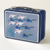 US DEMO TEAMS SALUTE! METALL BROTDOSE (Rückseite)