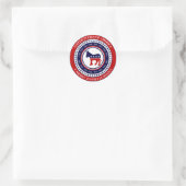 US-Demokrat Sticker (Tasche)