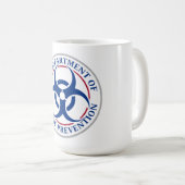 US Department of Zombie Prevention Kaffeetasse (VorderseiteRechts)