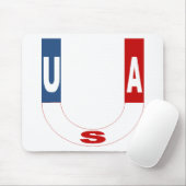 US-Design-Mausmatte Mousepad (Mit Mouse)