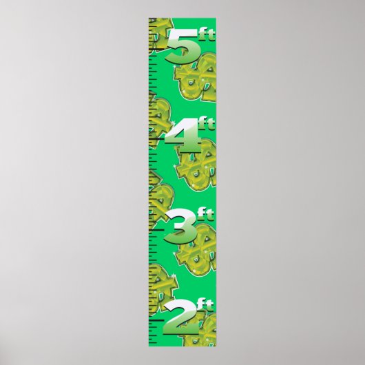 US Dollar Growth Chart. Poster (Vorne)