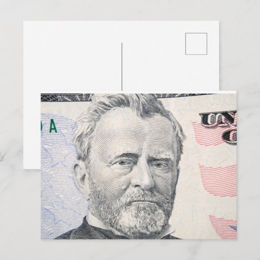 US-Dollar Postkarte (Vorne/Hinten)