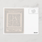 US-Dollar-Rechnung - Postkarte (Rückseite)