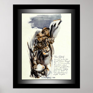 US Doughboys ~ Stars & Strips ~ Erster Weltkrieg ~ Poster