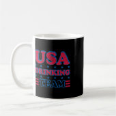 US Drinking Team 4. Juli Unabhängigkeitstag Dru Kaffeetasse (Links)