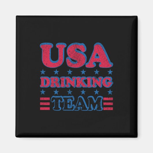 US Drinking Team 4. Juli Unabhängigkeitstag Dru Magnet (Vorne)