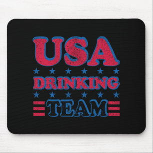 US Drinking Team 4. Juli Unabhängigkeitstag Dru Mousepad