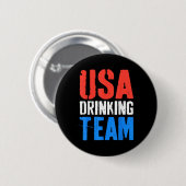 US Drinking Team Shirt Funny Men Women 4. Jul Button (Vorne & Hinten)