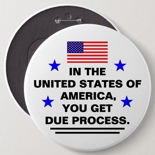 US Due Process Button (Vorne & Hinten)