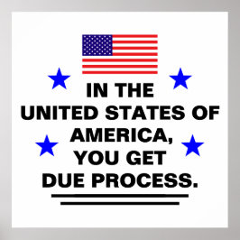 US Due Process Poster