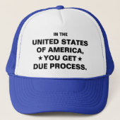 US Due Process Trucker Hat Truckerkappe (Vorderseite)