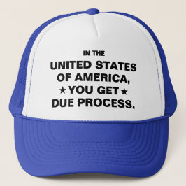 US Due Process Trucker Hat Truckerkappe