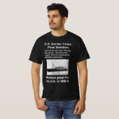 US-Einwanderungsbehörde weiß T-Shirt (Vorne ganz)