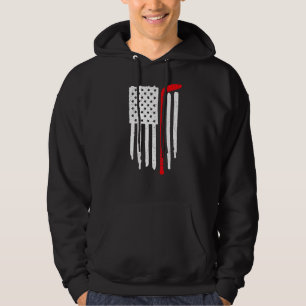 US-Eishockey-USA-Übungsflagge Amerikanische Frauen Hoodie