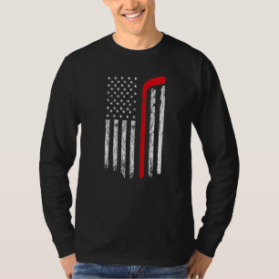 US-Eishockey-USA-Übungsflagge Amerikanische Frauen T-Shirt