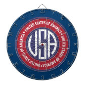 US-Emblem Dartscheibe (vorne)