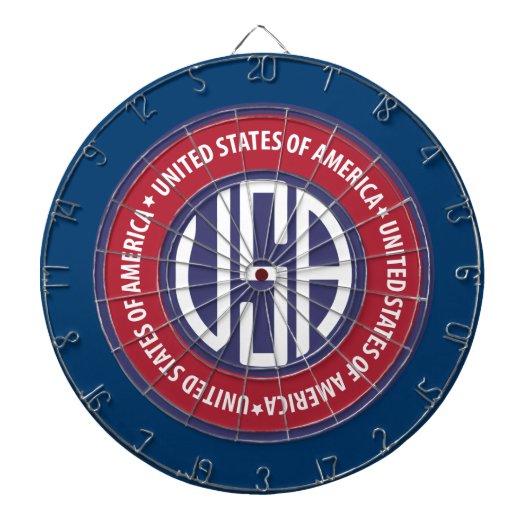 US-Emblem Dartscheibe (vorne)
