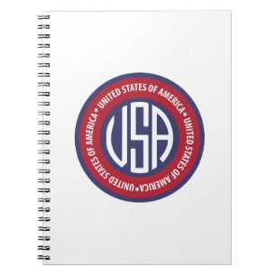 US-Emblem Notizblock