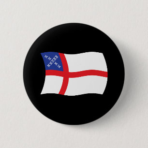 US-Episkopalkirchen-Flaggenknopf Button