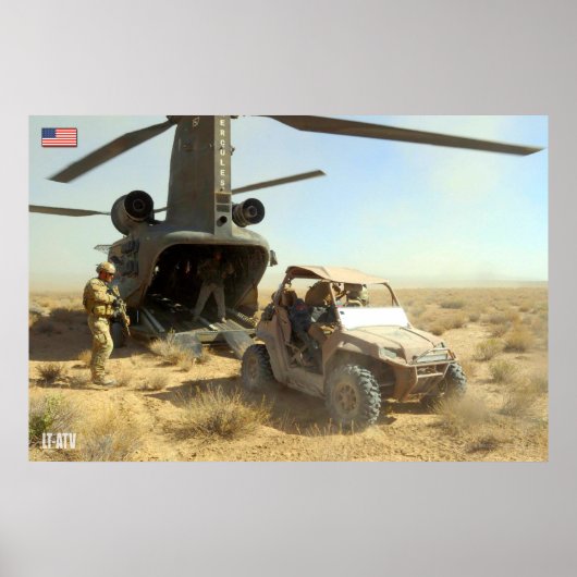 US-FAHRZEUGE MIT SONDERBETRIEB - LT-ATV POSTER (Vorne)