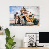 US-FAHRZEUGE MIT SONDERBETRIEB - MRZR-D4 POSTER (Heimbüro)