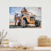 US-FAHRZEUGE MIT SONDERBETRIEB - MRZR-D4 POSTER (Küche)