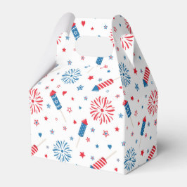 US-Feier, Patriotic Gable Box American Geschenkschachtel