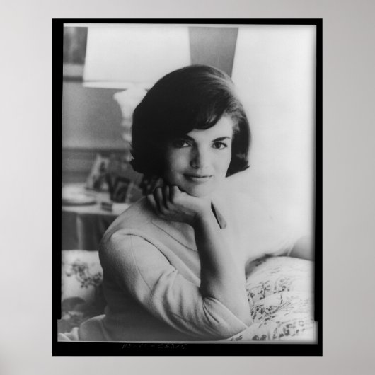 US First Lady Jacqueline Kennedy Portrait Poster (Vorne)