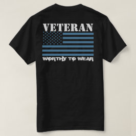 US Flag AIR FORCE BLAU - Veteran - Zu tragen lohnt T-Shirt