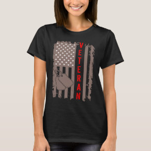US FLAG AMERIKAN VETERAN Geschenk Veteranen Day So T-Shirt