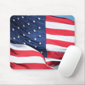 US Flag Art Mousepad (Mit Mouse)