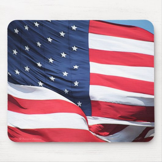 US Flag Art Mousepad (Vorne)