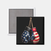 US-Flag-Boxhandschuhe Boxer Magnet (Vorderseite/Rückseite)