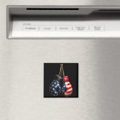 US-Flag-Boxhandschuhe Boxer Magnet (In Situ (Geschirrspüler))